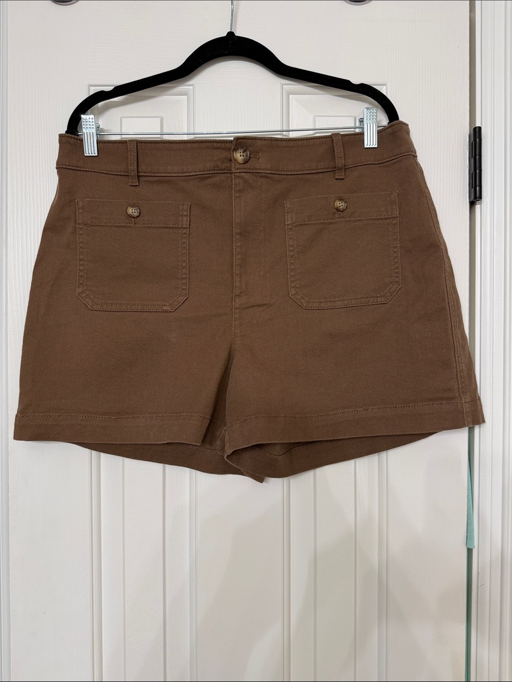 Loft Palmer Women's Brown Cotton Blend Shorts